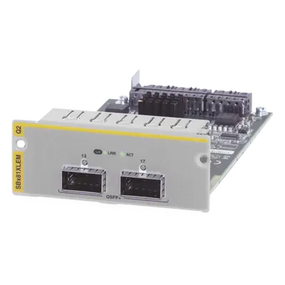 Módulo de expansión / 2 puertos 40G QSFP+ / Interfaz óptico de alta densidad / Compatible con tarjeta de línea SBx81XLEM
