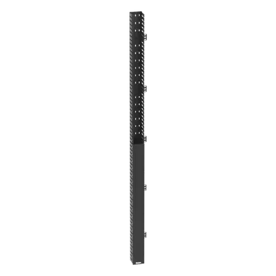 Organizador Vertical de Cables / 40 UR / 1825 mm (70.8 in) / Ancho 74.6 mm (2.94 in) / PVC / Montaje Frontal