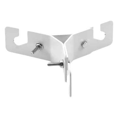 Bracket para Mástil / Retenida / Acero / 1 a 2 Pulgadas (25.4 a 50.8 mm) / Exterior / Pintura Electrostática