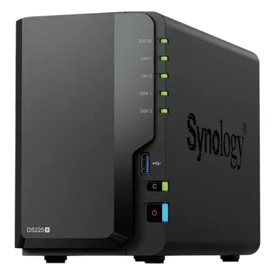NAS Synology DS225+ de 2 bahías con conectividad 2.5GbE
