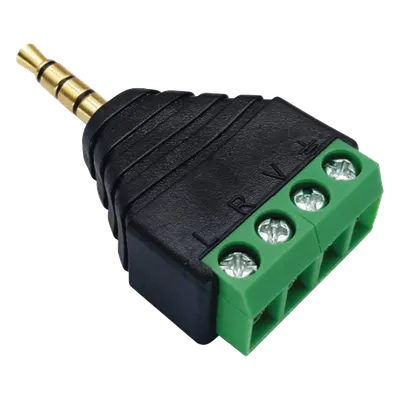 Conector de audio EPCOM PROAUDIO EP-CON311 de 3.5 mm y 4 polos