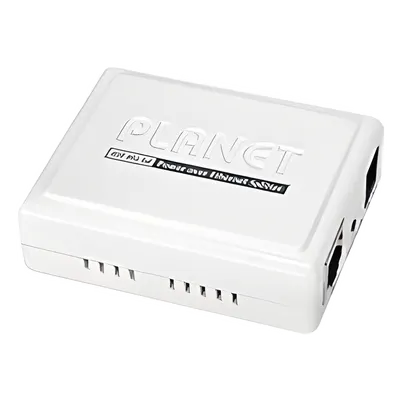 Inyector PoE 802.3af de 1 Puerto 10/100 Mbps (Mid-Span), Hasta 15.4 W