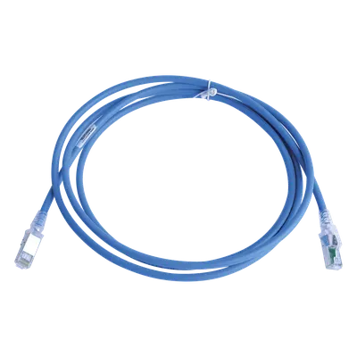 Patch cord SIEMON ZM6A-S07-06B Cat6A S/FTP de 7 pies