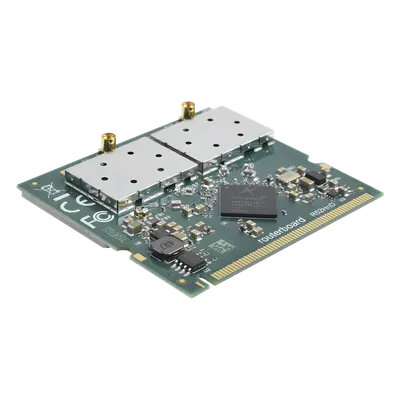 Tarjeta MiniPCI 802.11a/b/g/n Doble Banda, Hasta 400mW para Equipos Mikrotik