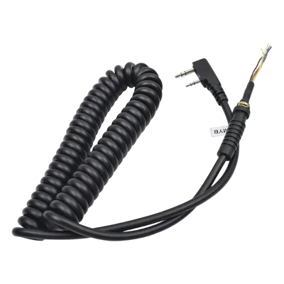 Cable de Reemplazo / 2 Pines / Micrófono-Bocina / Compatible Kenwood