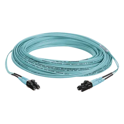 Jumper de fibra óptica PANDUIT FX2ERLNLNSNM010 OM3 de 10 m