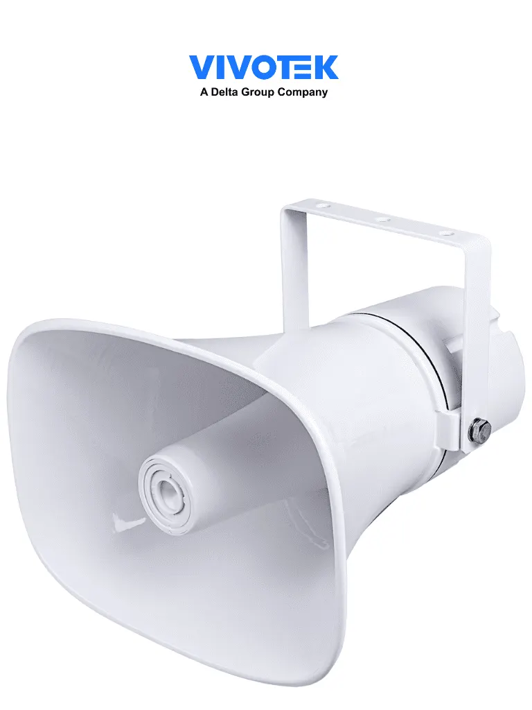VIVOTEK AU-001 - Altavoz IP PoE para exterior con protección IP66 y 106dB