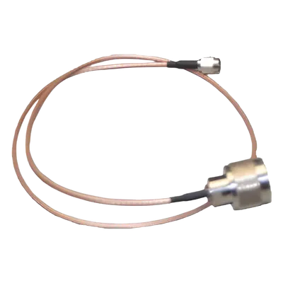 Jumper de 0.6 mt de longitud, cable RG-316 conector N macho en un extremo y al otro SMA inverso