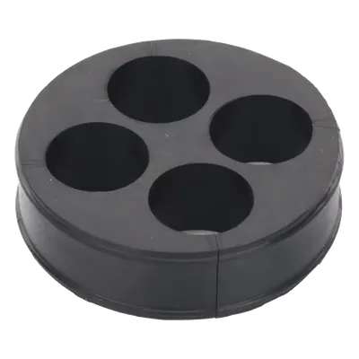 Inserto de Caucho EPDM / 4 Orificios / Cable 7/8 in / Diámetro Exterior 85 mm / Grosor 25.4 mm (1 in)