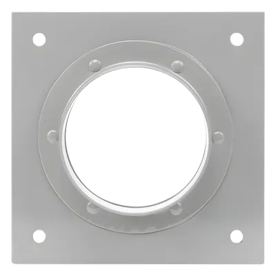 Placa Pasamuros / Capacidad 1 Bota 4" (10.16 cm) / Aluminio / Kit 14 Piezas