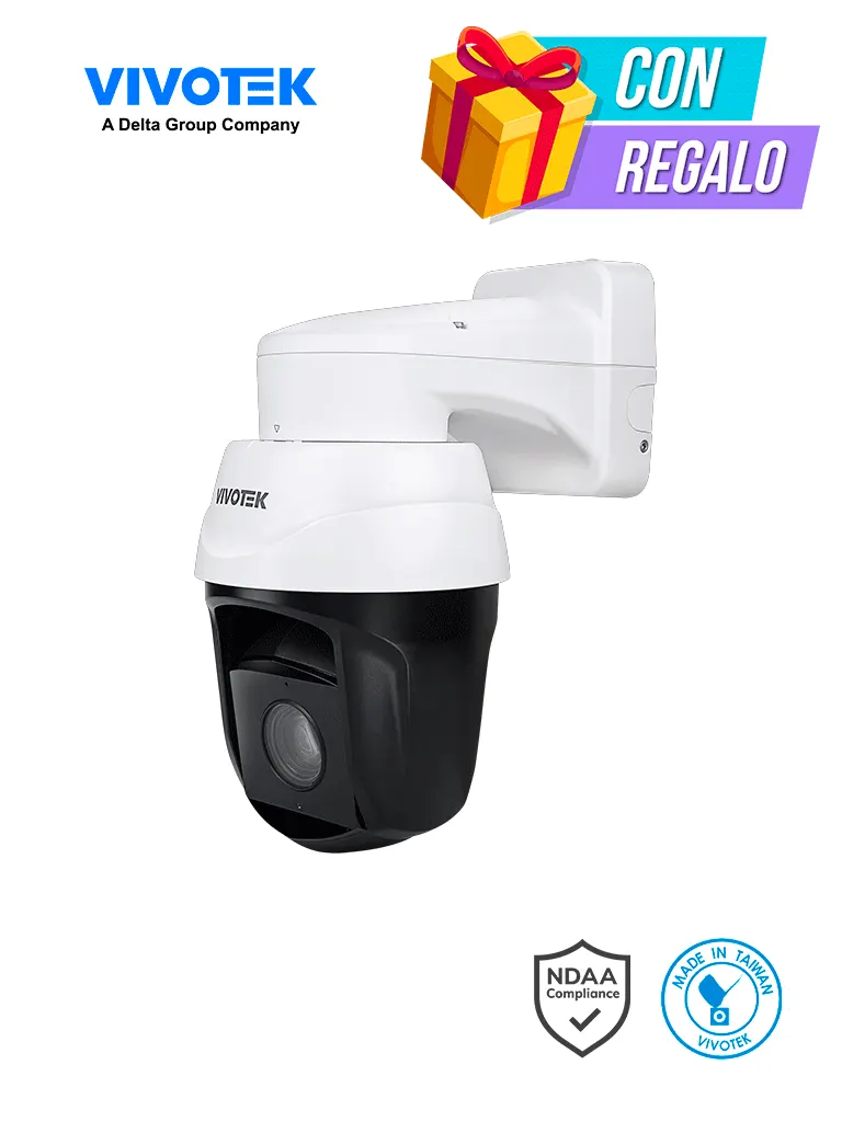 Cámara IP PTZ VIVOTEK SD9394-EHL de 8 MP con zoom óptico