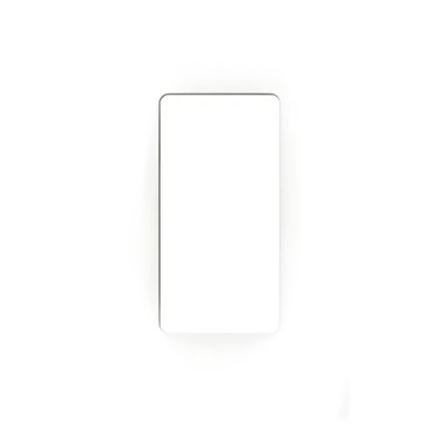 Placa decoradora Lutron CW1WH blanca, de 1 espacio y sin tornillos visibles