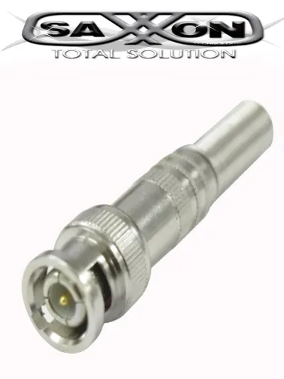 Conector coaxial SAXXON PSUBR07 para cable RG59, bolsa de 10 piezas