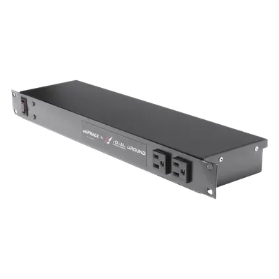 Supresor de Picos para Rack / 10 Contactos NEMA 5-15R / 220 Vca / 40 kA / Filtro EMI/RFI / 19"