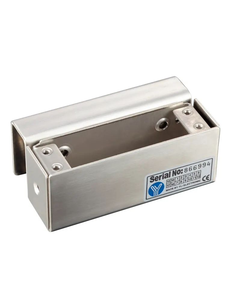 Soporte YLI ELECTRONIC BBK-600 para cerraduras YB300 en puertas de vidrio