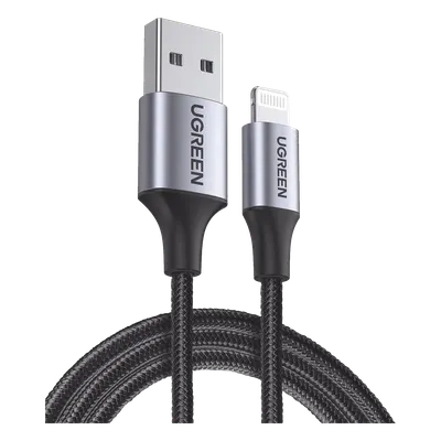 Cable USB-A a Lightning UGREEN 60156 MFi de 1 m para Apple