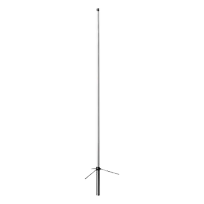 Antena base UHF, fibra de vidrio ajustable, rango de frecuencia 430 - 490 MHz
