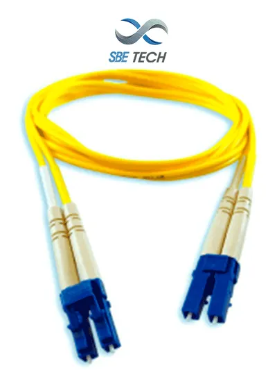Jumper de fibra óptica SBE TECH LC-LC monomodo dúplex de 2 metros