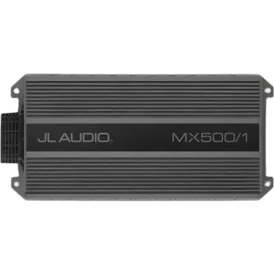 Amplificador Monobloque para Aplicaciones Náuticas y Deportes de Motor / 500 W RMS a 2 Ω / Clase D / IPX7 / Dimensiones 45 mm (1.77 in) x 237 mm (9.33 in) x 115 mm (4.50 in) / Peso 1.44 kg (3.18 lb) / Voltaje 11-15 VDC / Filtro Paso Bajo 24 d