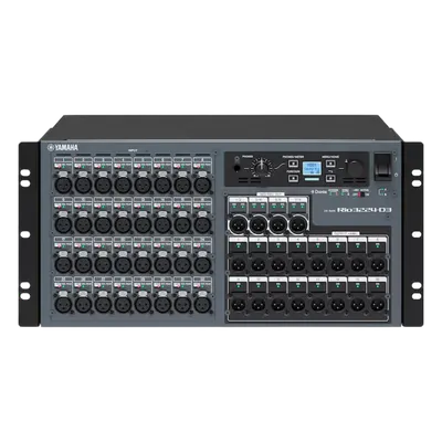 Rack de Expansión E/S / 32 Entradas Analógicas / 24 Salidas / Dante / Redundancia de Fuente