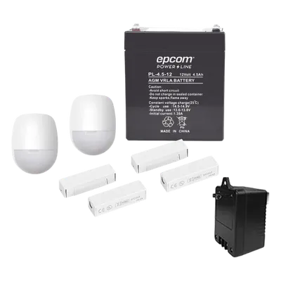 Kit de accesorios / Sistema de alarma cableado / Sensor de movimiento / Sirena / Multi-marca