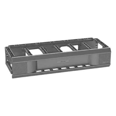 Organizador de Cables Horizontal / 1 UR / 19in / 66 Cables Cat 5e/6/6a / Montaje sin Herramientas