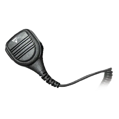 Micrófono-Bocina para Radios ICOM / IP54 / Cable Kevlar 40 kg / PTT para Guantes / Clip 360°