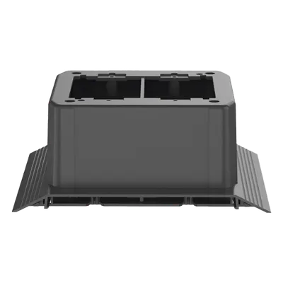 Caja de Conexión de Piso / 4 Vías / Carga 907 kg / PVC Rígido / ADA / 165.1x176.1x69.7 mm