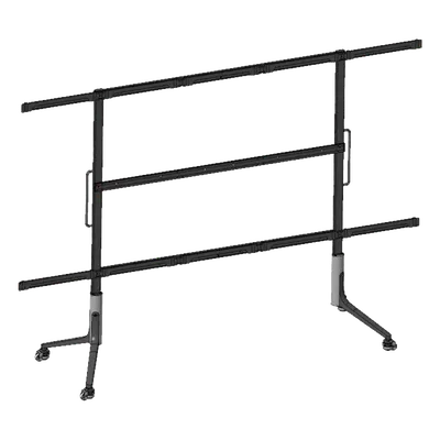 Montaje de Piso Móvil / Pantalla All-In-One 135" / Carga 300 kg (661.39 lb) / Acero SGCC y Aluminio AL6061 / Ruedas con Seguro