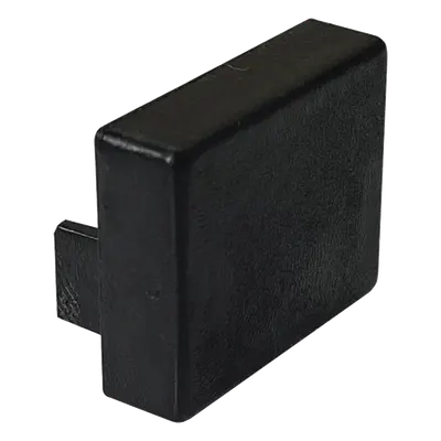 Tapa final THORSMAN TMK-1720-F-N de PVC autoextinguible negra