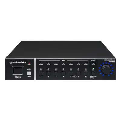Mezclador Digital Automático / 6 Canales / Cancelación de Eco / 24-bit / Phantom 48V / Rack