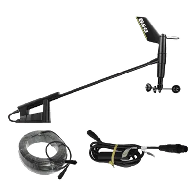 Sensor de Viento Cableado / Alta Precisión / Diseño Aerodinámico / Transmisión en Tiempo Real / Compatible con Instrumentos Náuticos