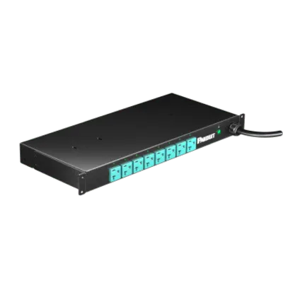 PDU EL2P Switchable y Monitoreable (MS), para Distribución de Energía, Enchufe de Entrada NEMA L5-20P, Con 8 Salidas 5-20R, Horizontal 19in, 120 Vca, 20 Amp, 1 UR