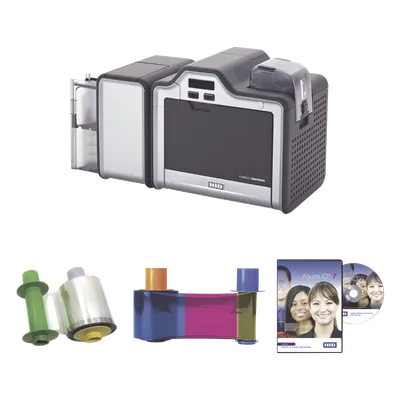 Kit Impresora Retransferencia / Un Lado / 300 dpi / 24 seg por tarjeta / Alimentador 200 tarjetas / USB / CR80