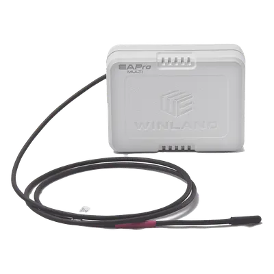 Transmisor Inalámbrico / Sensor de Temperatura y Humedad / Detección de Agua / 2.4 GHz 7 Canales / Alcance 152.4 m (500 ft) / Alimentación Dual AA o 12-24 V DC