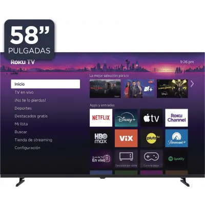 Smart TV QLED HORION R58XUQ-L1 de 58 pulgadas con resolución 4K