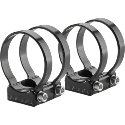 Accesorio de Montaje / Sistema Cerrado VeX™ / Montaje en Tubo 2.375 in (60.33 mm) / Soporte Giratorio / Perfil Bajo / Negro / Acero Inoxidable Grado Marino / Resistente a UV, Humedad y Corrosión / Juego para Dos Altavoces VeX