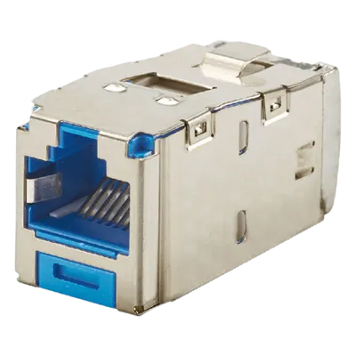 Conector Jack RJ45 Blindado / Categoría 6 / 10GBase-T / Terminación sin Impacto / HDBaseT 100 m (328 ft) / Mini-Com TG