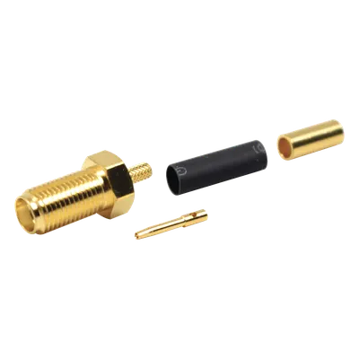 Conector SMA hembra RF Industries RSA-3050-1B para cable coaxial