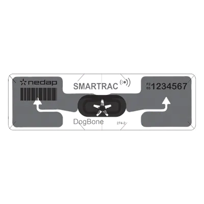 Etiqueta UHF vehicular NEDAP 9567755 para exterior, hasta 12 m