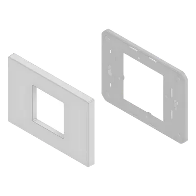 Embellecedor IBERNEX NX0068LT para caja americana en acabado blanco