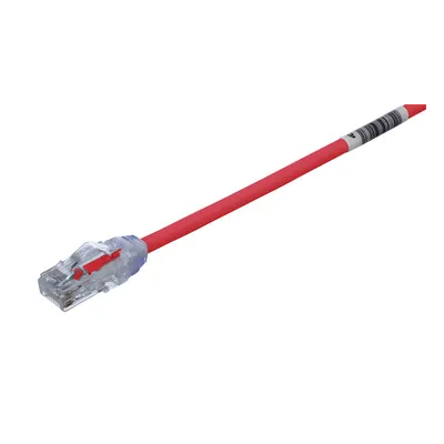 Cable de Parcheo UTP / Cat6A / 28AWG / CM/LSZH / 1 Metro (3.28 Pies) / Rojo