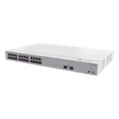 Switch Gigabit No Administrable PoE / 24 Puertos 10/100/1000 Mbps PoE+ / 2 Puertos SFP Uplink / 124W / 52 Gbps