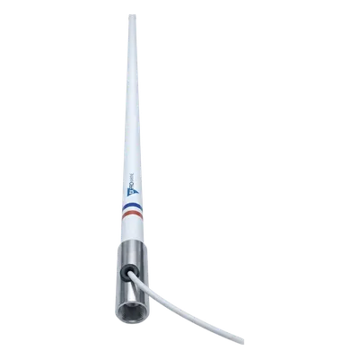 Antena marina VHF TXPROMARINE TX5101SYS/10M de 6 dBi y 2.4 m