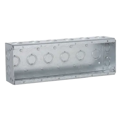 Caja multigang RACO HUB-960 de acero galvanizado y 6 posiciones