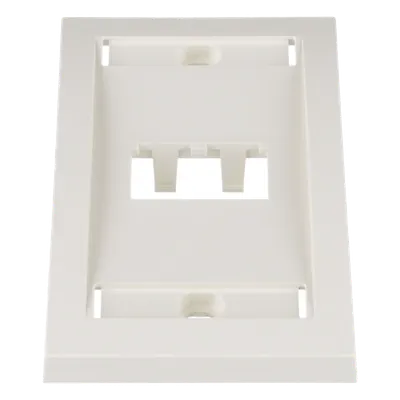 Placa de pared PANDUIT CFPE2IWY con 2 puertos Mini-Com