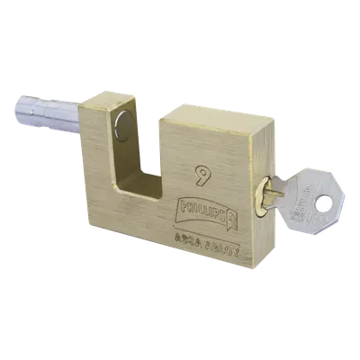 Candado para cortina metálica PHILLIPS-ASSA ABLOY MX111 de latón