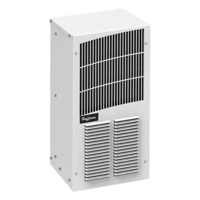 Aire Acondicionado Compacto Industrial / 2000 BTU / 115 Vca / Operación -40°C a 55°C (-40°F a 131°F) / Gabinetes Telecomunicaciones / Acero Grado Industrial
