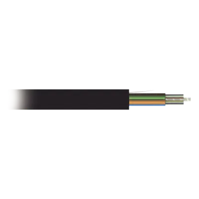 Cable de fibra óptica mono modo troncal / 12 hilos / Tubo suelto / Exterior / -40°C a 70°C / 2700 N tracción / 600 lbf