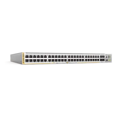 Switch PoE+ Stackeable Capa 3 / 48 puertos Gigabit / 4 puertos SFP+ 10 G / 740 W PoE / 176 Gbps / 1U Rackmount